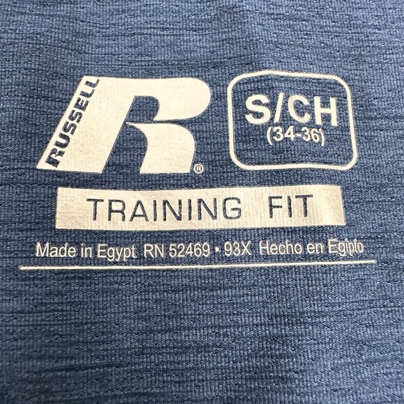 Russell Men's Dri-Power 360 Training Fit Tank Top Size S Blue - Picture 5 of 5